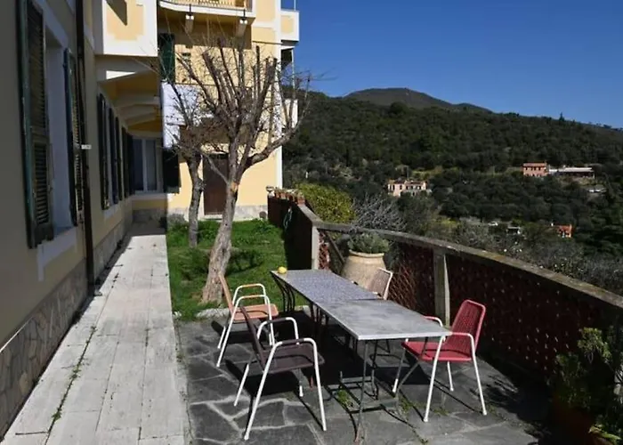 Prima Collina Spaziosa Casa Vista Mare Per 10 Persone Alassio
